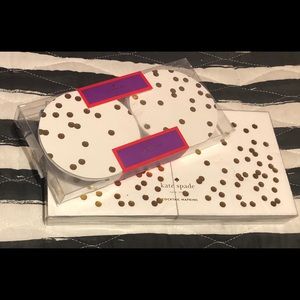 Kate spade cocktail napkins and coasters
